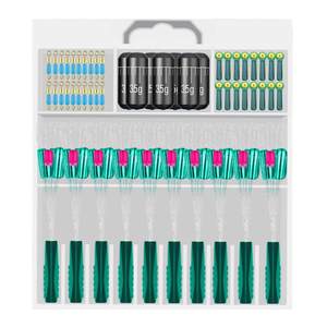 Space bean set 10 sets of complete sets of combination of high -quality silicone lead leather drifting section special -grade fishing PE main line group small accessories