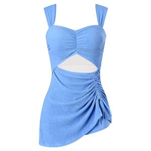 
Xu Yiyang's same style sisia2025 new swimsuit, feminine and beautiful, age-reducing fairy one-piece hot spring swimsuit