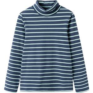 
Balabala children's long-sleeved T-shirt, medium and large children's turtleneck bottoming shirt, autumn and winter style top for boys and girls