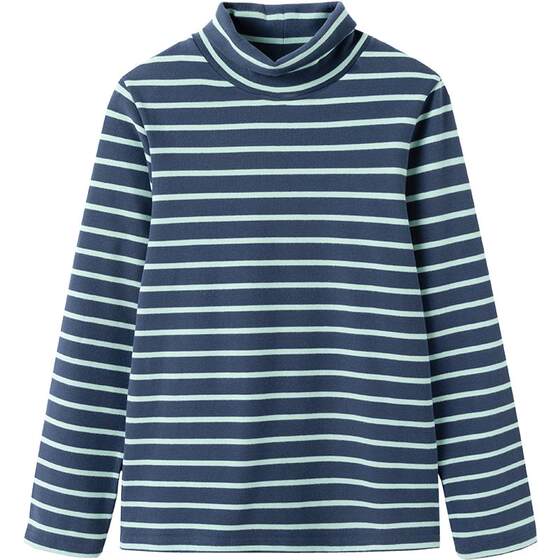 
Balabala children's long-sleeved T-shirt, medium and large children's turtleneck bottoming shirt, autumn and winter style top for boys and girls