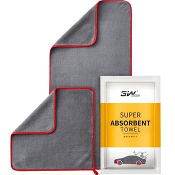 3W lacquer fine velvet car washing towel thickened super fiber
