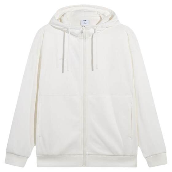 
Li Ning White Velvet Jacket Women's 2026 Spring New Velvet Warm Outdoor Sports Jacket Casual Cardigan
