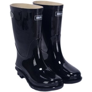 Returne rain bears men's sore rainpower boots waterproof mid -high -tube summer short -tube shoe rubber -resistant wear -resistant water shoes men