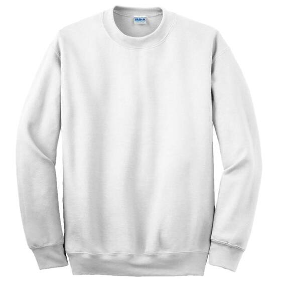 Imported Gildan Gildan 88000 casual and velvet buds long -sleeved T -shirt men and womenless round neck sports sweater
