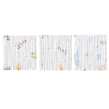 6 pieces of October crystal baby gauze square towels