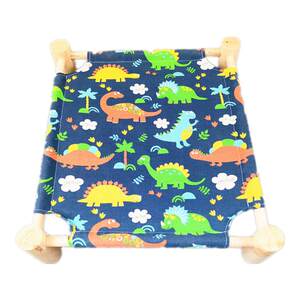 Pet solid wood dog marching bed, cat hammock, dog house, cat nest, detachable small dog, suitable for all seasons in summer