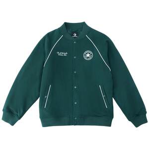 
[Self-operated] CONVERSE Converse men's and women's baseball uniforms comfortable casual knitted jackets UCJ694-EIE