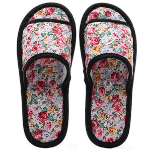 
New special price Korean cotton fabric sole slippers for men and women spring, autumn and winter home interior wood floor silent soft bottom