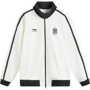 Li Ning coat men's new autumn cardigan stand collar sweatshirt couple baseball uniform sportswear loose jacket women