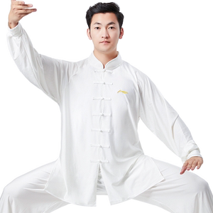 
Li Ning Tai Chi suit for men 2026 new summer thin Baduanjin practice suit for women high-end performance competition Tai Chi suit