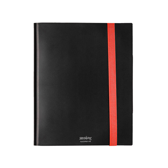 Sanseking 9-grid black card book Pokémon Yu-Gi-Oh! large-capacity strap collection book Magic card storage book