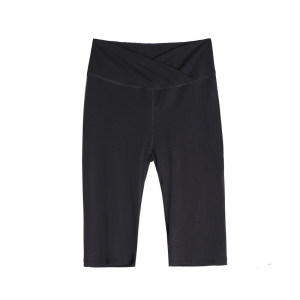 
Happy House Modal high-elastic cross belly support pregnant women's five-point socks 2026 new summer thin section maternity leggings