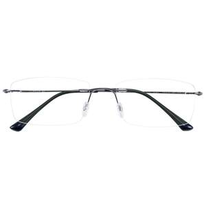 
Gao Qisheng's same rimless myopia glasses for men can be equipped with ultra-light pure titanium rimless elegant eyeglass frames