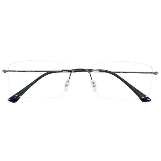 
Gao Qisheng's same rimless myopia glasses for men can be equipped with ultra-light pure titanium rimless elegant eyeglass frames