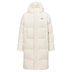 
Skechers long down jacket 2025 winter duck down jacket for men and women warm windproof waterproof sports casual winter wear