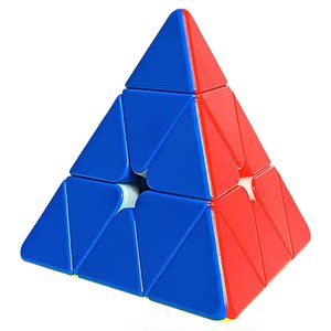 
Demonic Culture RS Pyramid Rubik's Cube Magnetic Version Maglev Three-Order Triangle Competition Special Shaped Block Toy