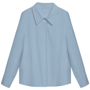 
Tumanduo professional blue shirt for women spring long-sleeved formal dress teaching interview commuting light workplace formal shirt