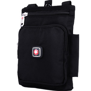 Paukaot Swiss mobile phone waist bag men wearing belts ultra -thin mobile phone bag men's vertical construction site waist bag
