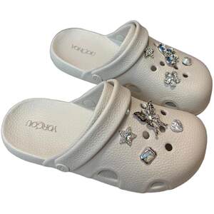 
Far Harbor 2026 Thin-soled Croc Shoes Women's Summer Outerwear EVA Anti-Slip Baotou Beach Garden Shoes Sandals