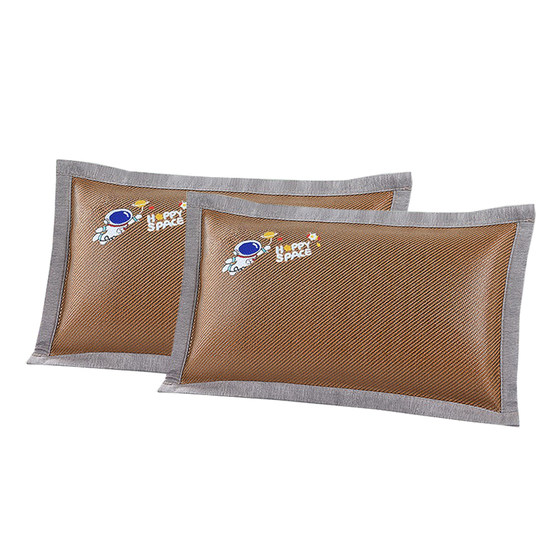 
Summer children's pillow buckwheat shell pillow core breathable anti-sweating kindergarten nap ice silk rattan student mat pillow