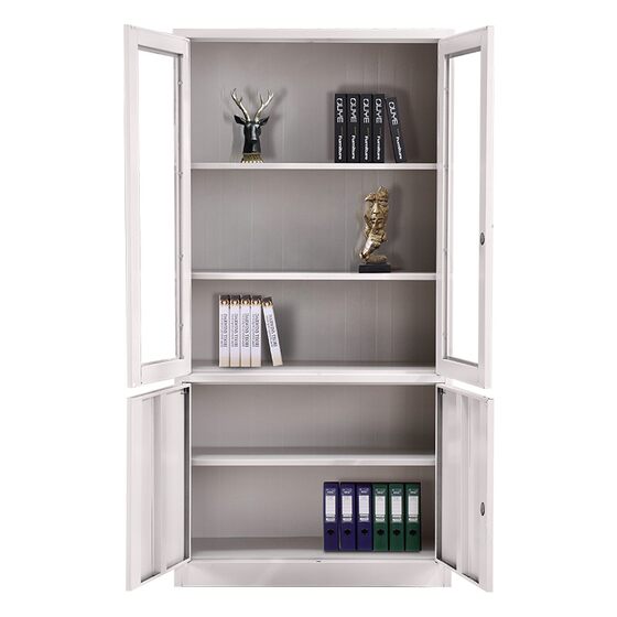 Shanghai Office File Cabinet Iron Leather Cabinet Data Cabinet File Cabinet Voucher Employee Employees Monoust Wardrobe with Lock Reacving Cabinet
