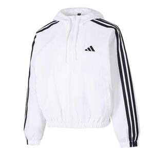 
Adidas outerwear women's spring new windproof clothing sports casual tops woven hooded jacket JZ2162