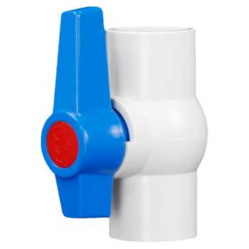 
Water supply pipe ball valve glue valve Chenfan pvc blue handle