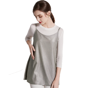 Anti -radiation Pregnant women's clothing office workers wearing invisible suspended vest vest belly pockets and cloth block protection official genuine authentic
