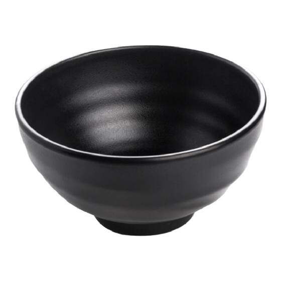 
Metamine tableware imitation porcelain rice small bowl black hotel special plastic rice bowl commercial catering hot pot restaurant dipping bowl
