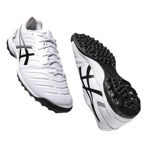 ASICS ASICS Football Shoes Men's Widefoot DS Light TF Broken Black and White Training Competition Flying Disk Shoes Woman
