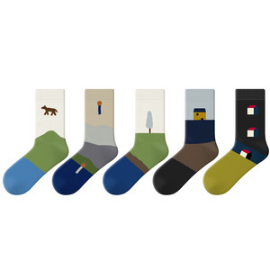 
Socks men's autumn and winter basketball American street socks women's mid-calf winter socks trendy socks tennis sports running basketball socks
