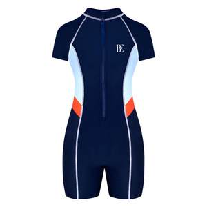 
BE Fan De'an Sports Swimsuit Women's 2025 New Hot Style Professional One-piece Boxer-Angle Conservative Swimming Racing Hot Spring