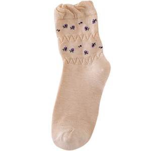 
Women's loose socks loose middle-aged and elderly mothers grandma socks spring and autumn elderly people's feet swollen cotton socks wide mouth pregnant women's confinement socks
