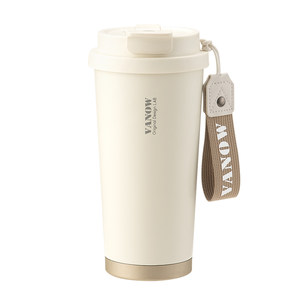 
Vanow Insulated Cup Women's High-Looking 2026 New Coffee Cup Carrying Ceramic Liner Men's Water Cup When Going Out