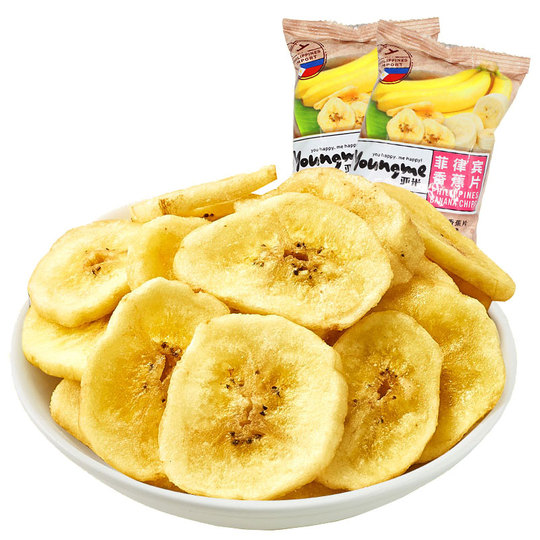 Laiyifen フィリピン バナナチップス 500g - ドライフルーツスナック