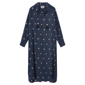 
tbh Beastist Home Urban Beast Lion Starlight Satin Long Sleeve Shirt Dress Women's Night Dress Can Wear Outdoor Pajamas