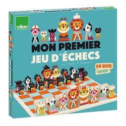French Vilac My First Chess Logical Thinking Cartoon Style For Primary School Students Over 6 Years Old