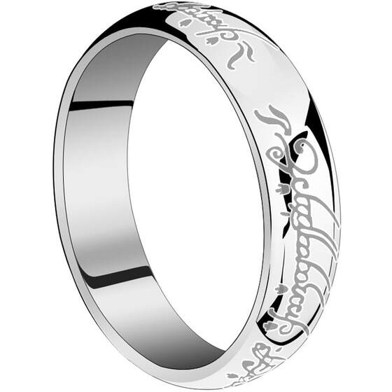 Lord of the Rings Supreme Lord of the Rings Tungsten Gold Ring Men's Peripheral Tail Ring New Single Index Finger Black Gold High-end Personality