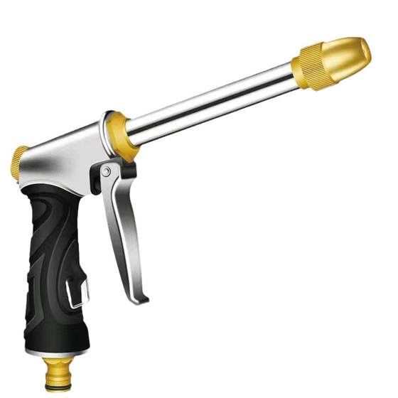
High pressure car wash water gun tip metal water grab household use increase pressure flush powerful car floor washing water spray nozzle spray gun