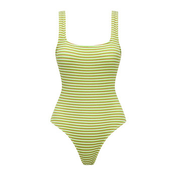 Yukari swim green strap strap swimsuit women's beach vacation surfing and diving casual swimsuit summer