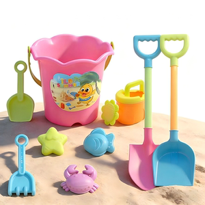 
Children's sand digging tools beach toys play sand tools shovel sand bucket sand digging toy set boys and girls