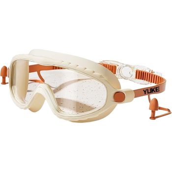 Yuke children's swimming goggles waterproof and anti-fog high definition large frame
