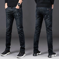 Весенние штаны, трендовые модные прямые свободные джинсы