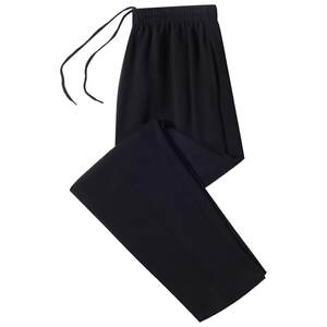 Men's sports pants pure cotton plus velvet thickened autumn and winter casual pants running men's trousers plus fertilizer to increase fitness pants