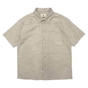 
Bamboo joint cotton short-sleeved shirt men's American retro cotton washing shirt loose Japanese summer South American casual top