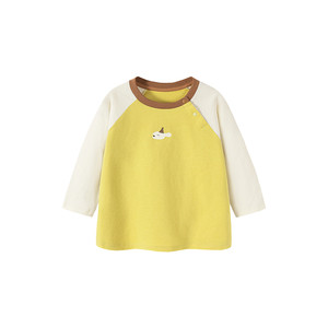 
[Nuomi T] Mini Balabala boys and girls baby children's long-sleeved T-shirt pure cotton baby bottoming shirt top
