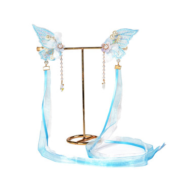 Hairpin silk yarn handmade to match ancient style
