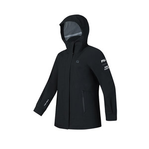 
FILA official women's jacket two-piece set 2024 winter new style outdoor sports basic hooded jacket