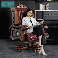 Стул роскошного кожаного босса может лечь и массаж домашних стульев в течение долгого времени, чтобы сесть в офис, чтобы поднять и понижниковые стулья компьютерных стульев