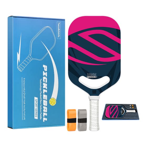 
Hot-pressed pickleball racket one-piece molded full carbon fiber T700 competition-level competitive training special pickleball racket